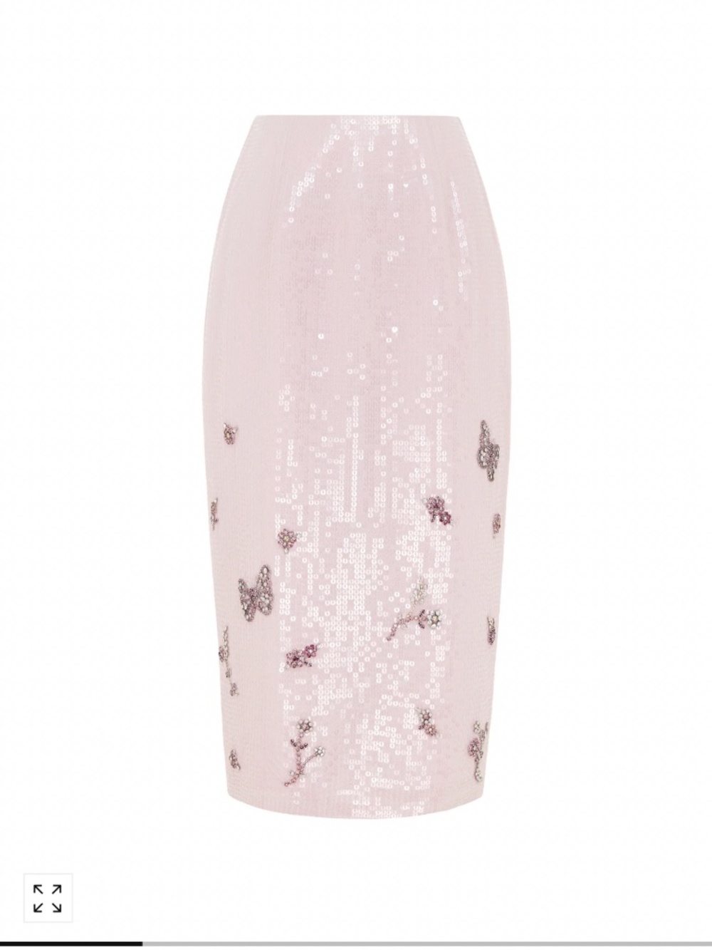 Clio Peppiatt corset and skirt blossom in blush - Picture 3 of 6